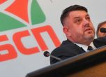 Лидерът на БСП-Обединена левица и вицепремиер Атанас Зафиров на Позитано 20