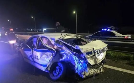 Пускат срещу гаранция шофьора, ударил полицейска кола на Северната тангента. Карал е със 149 км/ч