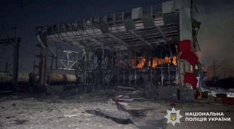 Поразената гара