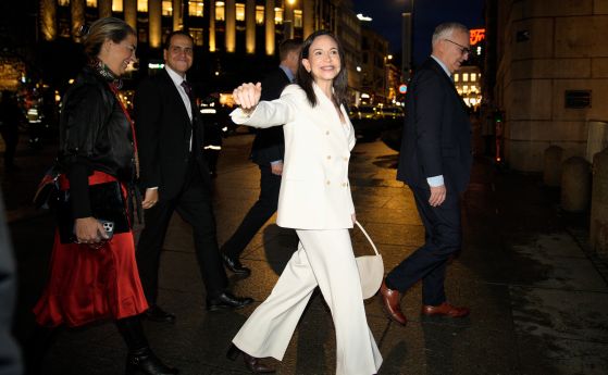 Мария Корина Мачадо в Осло след полунощ днес. 