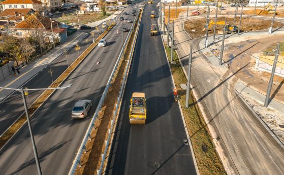 Отварят за движение участък от бул. ''Рожен'', движението на транспорта се променя
