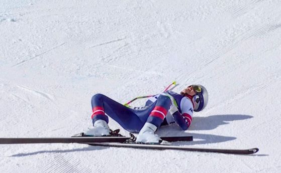 Линдзи Вон е в стабилно състояние, но остава в интензивното отделение