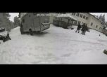 Стопкадър от записите пред хижата