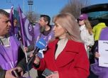 Протест на служителите от градския транспорт