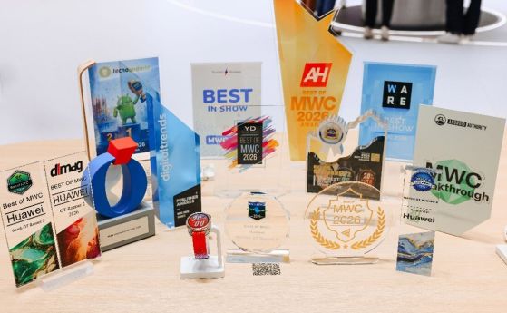 HUAWEI WATCH GT Runner 2 и HUAWEI FreeBuds Pro 5 триумфираха на MWC 2026 с множество престижни награди