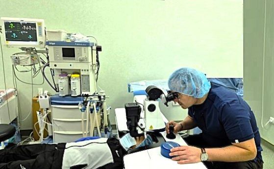 За първи път у нас: безкръвна операция на катаракта при дете