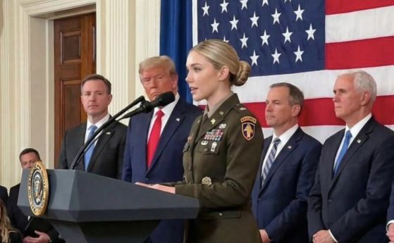 Секссимволът на MAGA се оказа изкуствено генерирана мацка