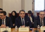 Венко Сабрутев, Асен Василев и Мартин Димитров в бюджетната комисия