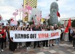 Протест срещу строеж на фамилията Тръмп в Албания