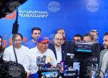 Премиерът на Армения Никол Пашинян на пресконференция след победата на парламентарните избори.