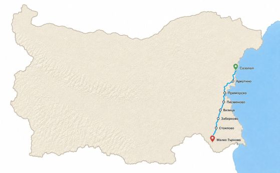 Път до мощите на св. Йоан Кръстител