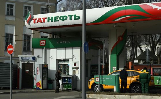 Руска бензиностанция, AFP