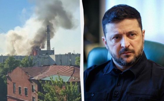 горящата рафинерия в Башкортостан