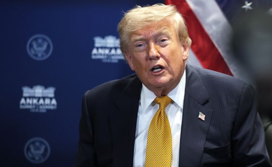 Американският президент Доналд Тръмп в Анкара - Getty Images