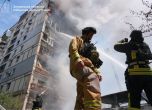 удареният блок от авиобомба в Запорожие