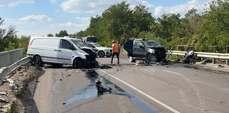Кадър от мястото на инцидента. 