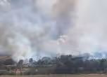 Задействана е системата BG-ALERT заради пожар край Михилци