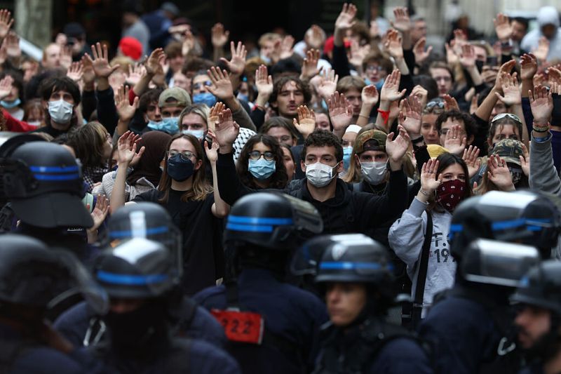 протестите във Франция, 7 октомври