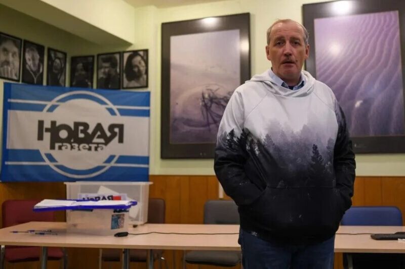 Главният редактор на „Новая газета“ Сергей Соколов