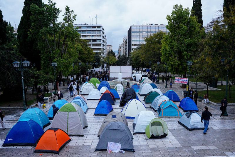 Студентски протест в Атина