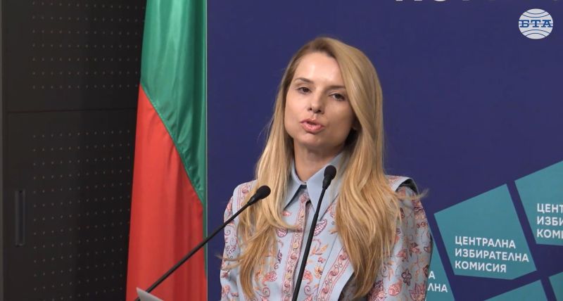 Говорителят на Централната избирателна комисия (ЦИК) Стоянка Балова