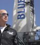 Компанията Blue Origin на Джеф Безос (собственик и на Amazon.com) успешно стартира и върна на Земята три пъти една и съща ракета за многократна употреба New Shepard и капсула със същото име.  Снимка: Blue Origin