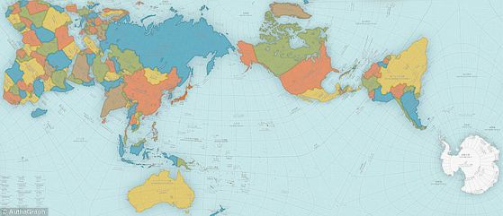 голяма карта на света Японец създаде най точната карта на света голяма карта на света