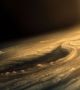 Концепция на художник за супербурята на Юпитер. Източник: НАСА  