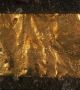 Златна плоча 11х5 см, гравирана с текст на гръцки, открита при предварителните огледи на южната част на Хераклейон. Посветена е на дарителя - Птолемей III (246-222 пр.н.е.), който е поръчал изграждането на сградата
  Снимка: Franck Goddio/Hilti Foundation, photo: Christoph Gerigk