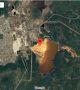 Ярко оранжев пейзаж в околностите на мина близо до село Левиха в Урал. Водата, смесвайки се под земята с медния пирит, който има високо съдържание на сяра, образува смес от сярна киселина с голямо количество мед и други метали. И всичко това изтича. Сега водата от мината се разлива на повърхността, създавайки космически пейзажи.  Снимка: google maps